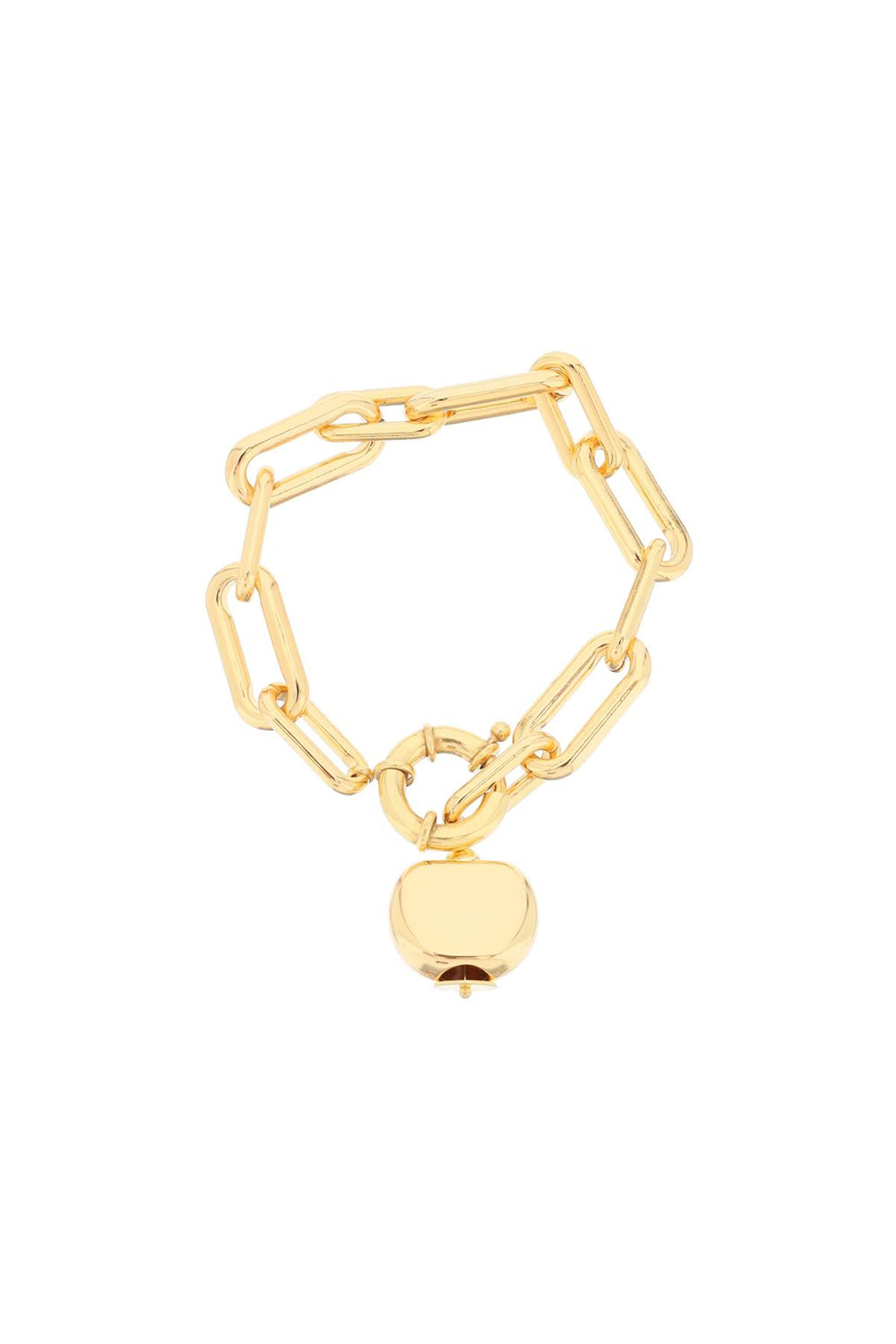 Timeless pearly chain bracelet with charm-1