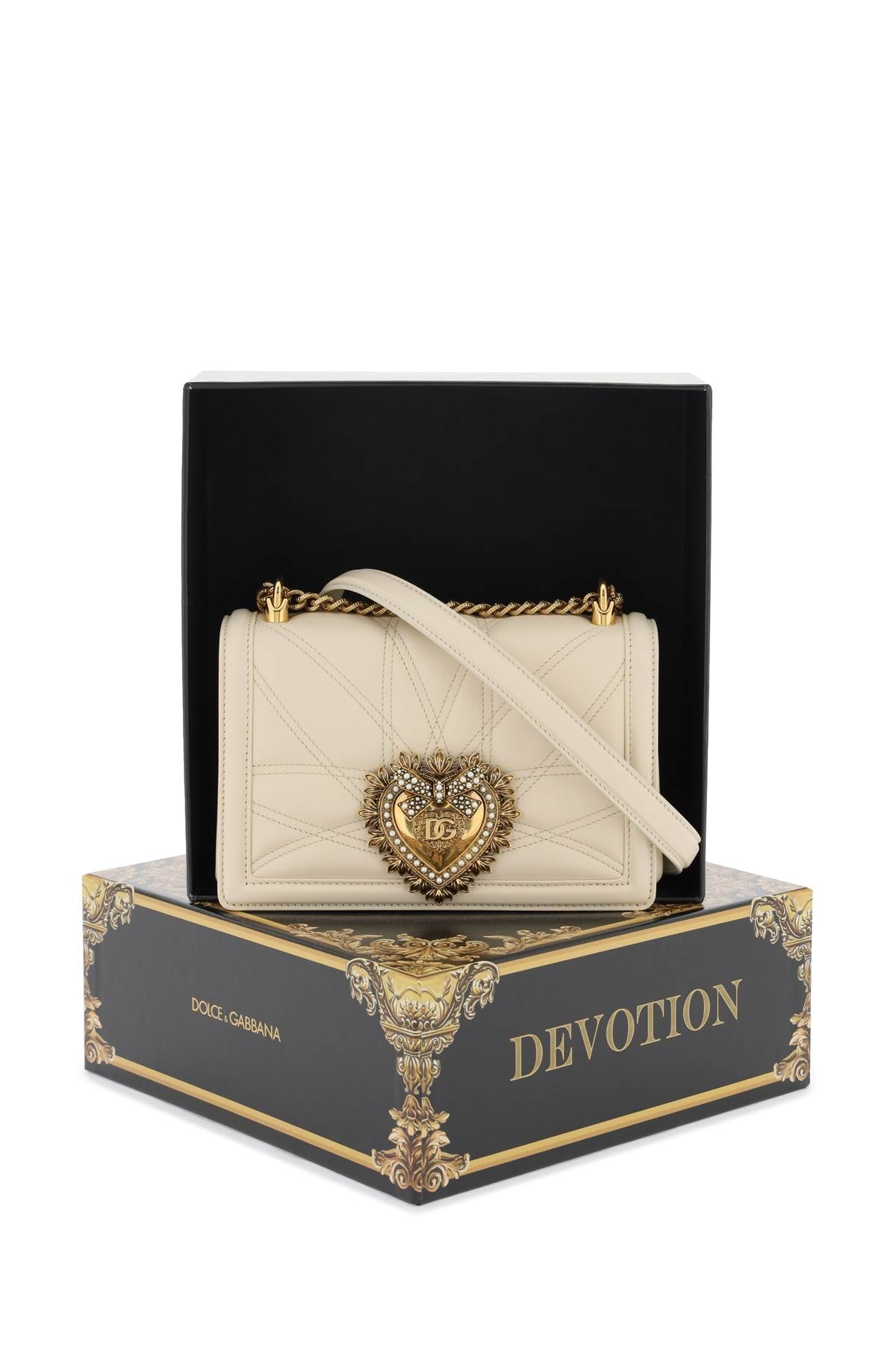 Dolce & gabbana medium devotion bag in quilted nappa leather-2