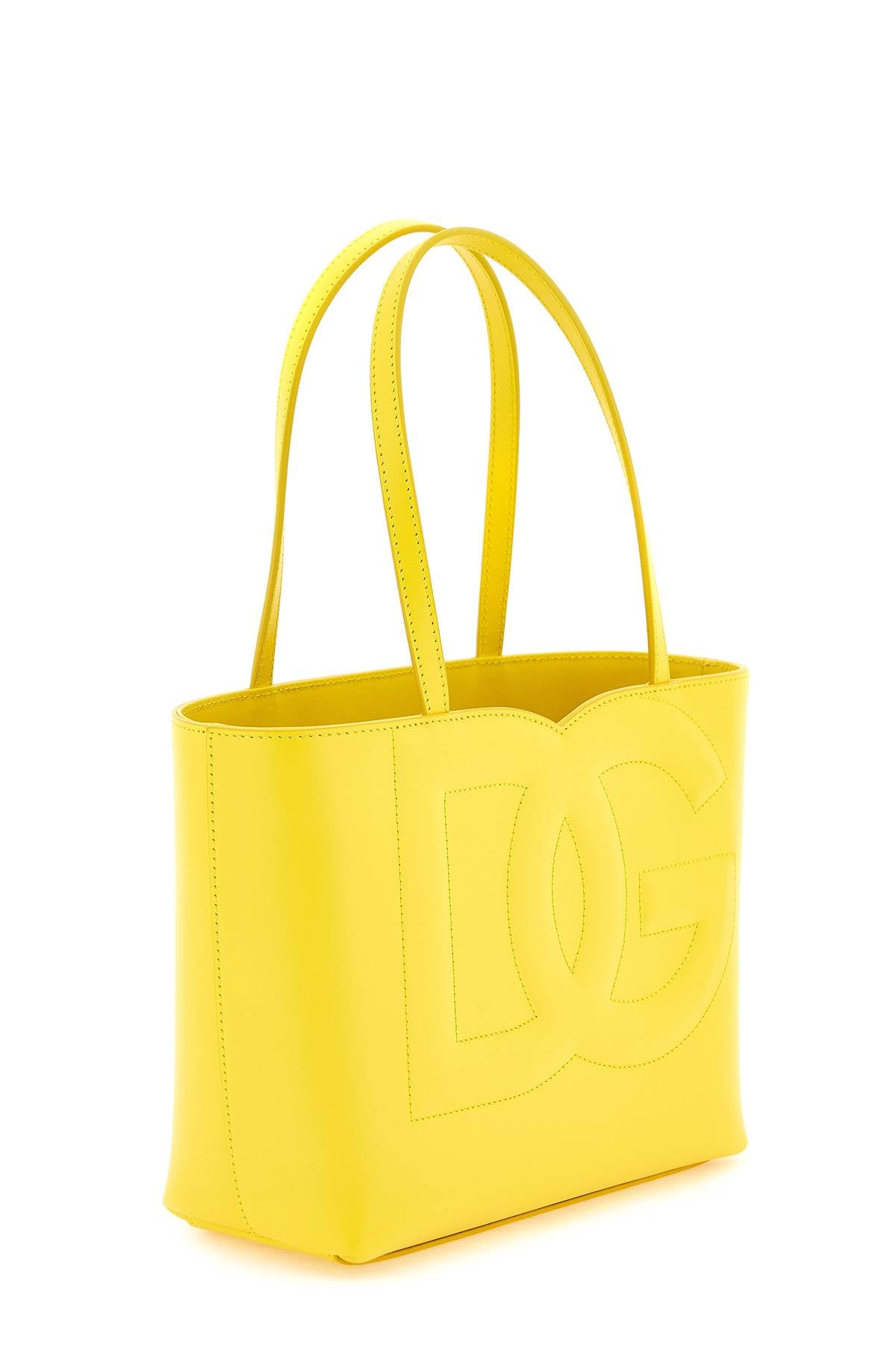 Dolce & gabbana leather tote bag with logo-2