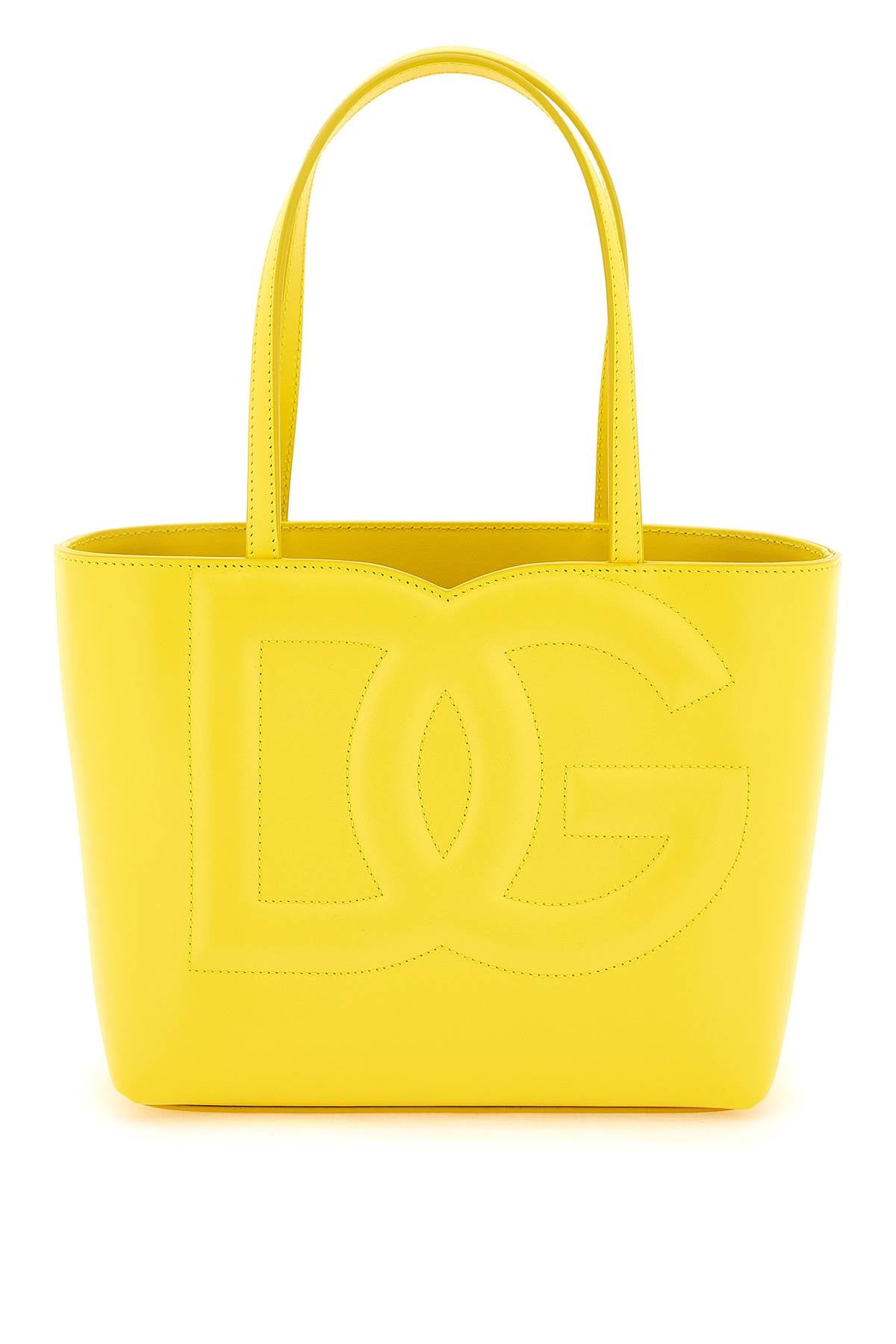 Dolce & gabbana leather tote bag with logo-0
