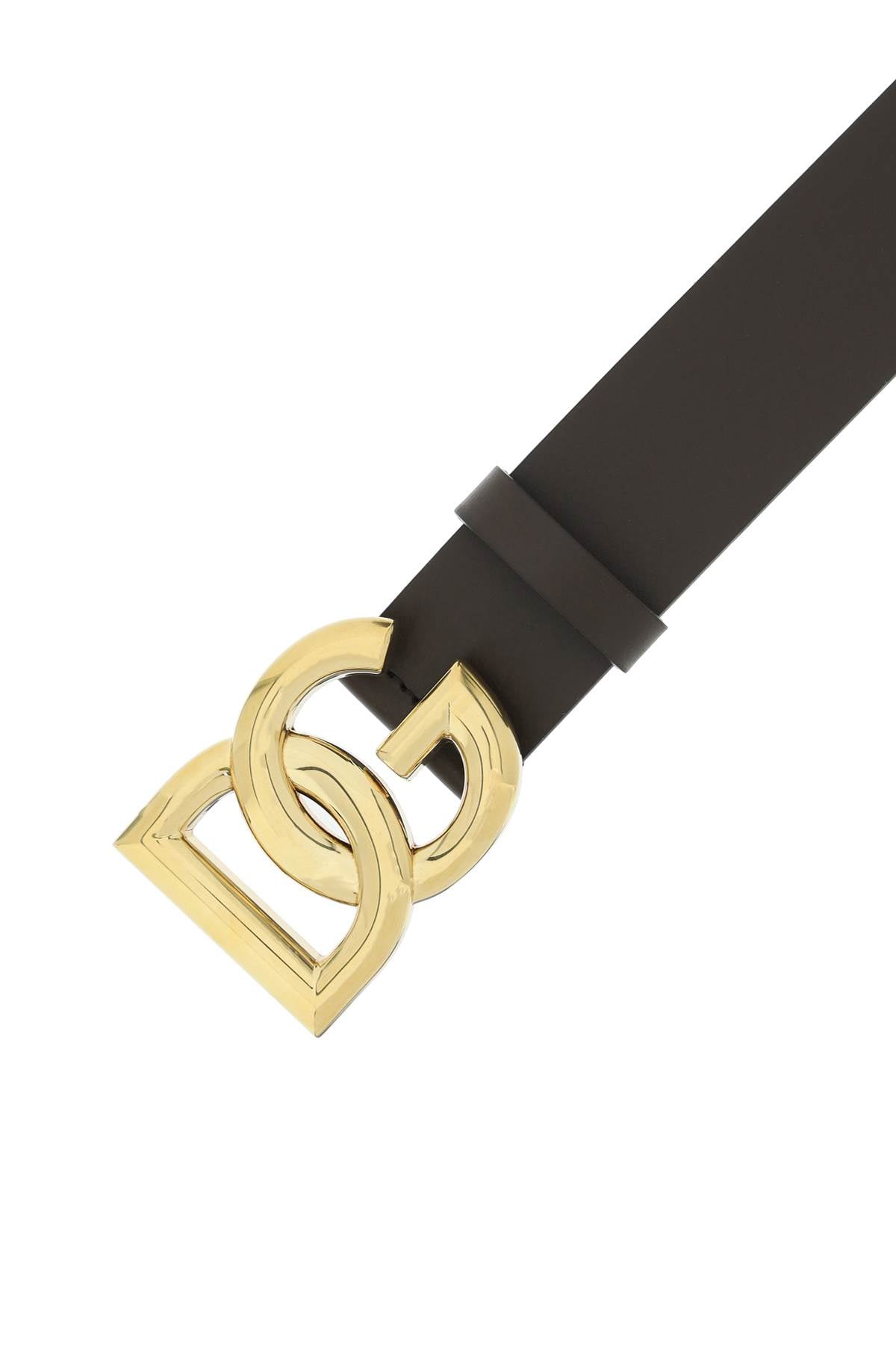 Dolce & gabbana lux leather belt with dg buckle-2