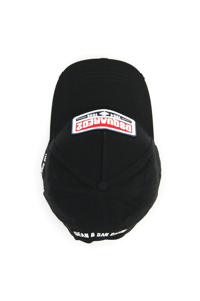 Dsquared2 baseball cap with embroidered patch-1