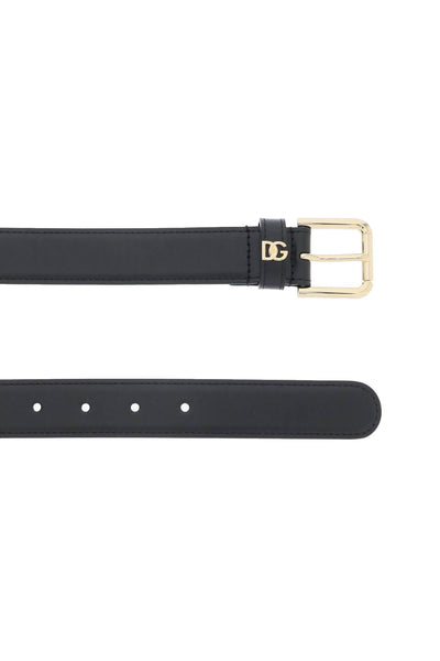 Dolce & gabbana dg logo leather belt-1