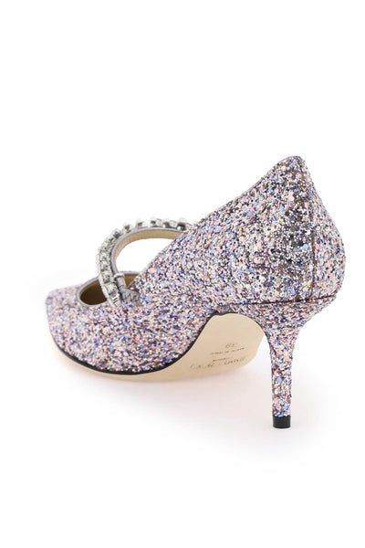 Jimmy choo bing 65 pumps with glitter and crystals-2