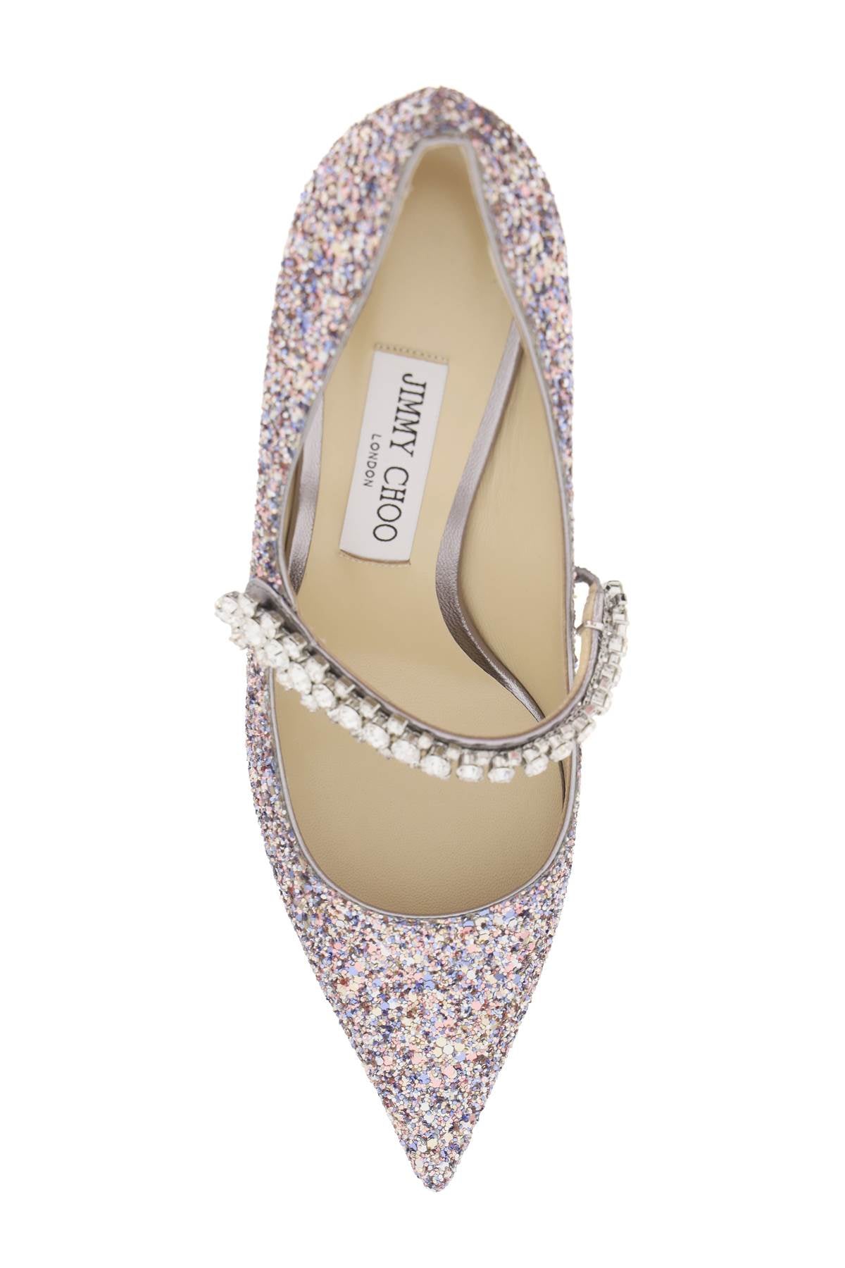 Jimmy choo bing 65 pumps with glitter and crystals-1