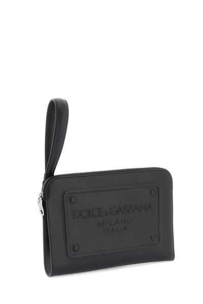 Dolce & gabbana pouch with embossed logo-2