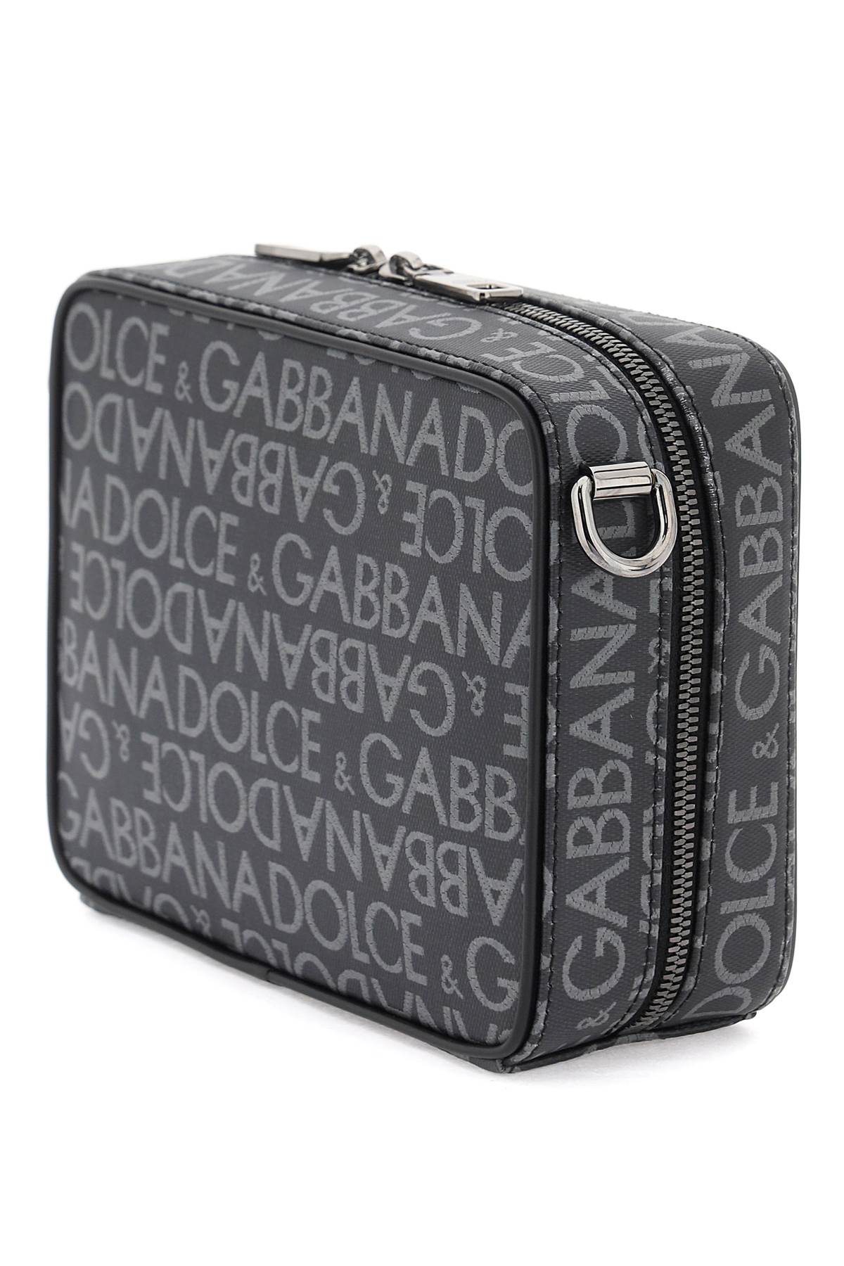 Dolce & gabbana coated jacquard messenger bag-1