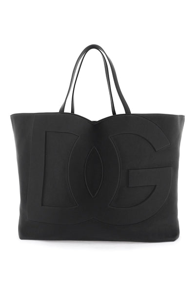Dolce & gabbana large dg logo shopping bag-0