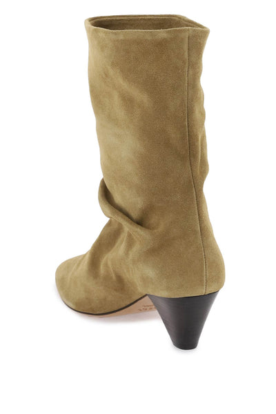 Isabel marant suede reachi ankle boots-2