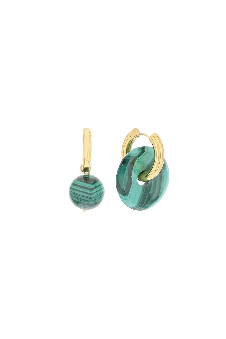 Timeless pearly malachite earrings-0