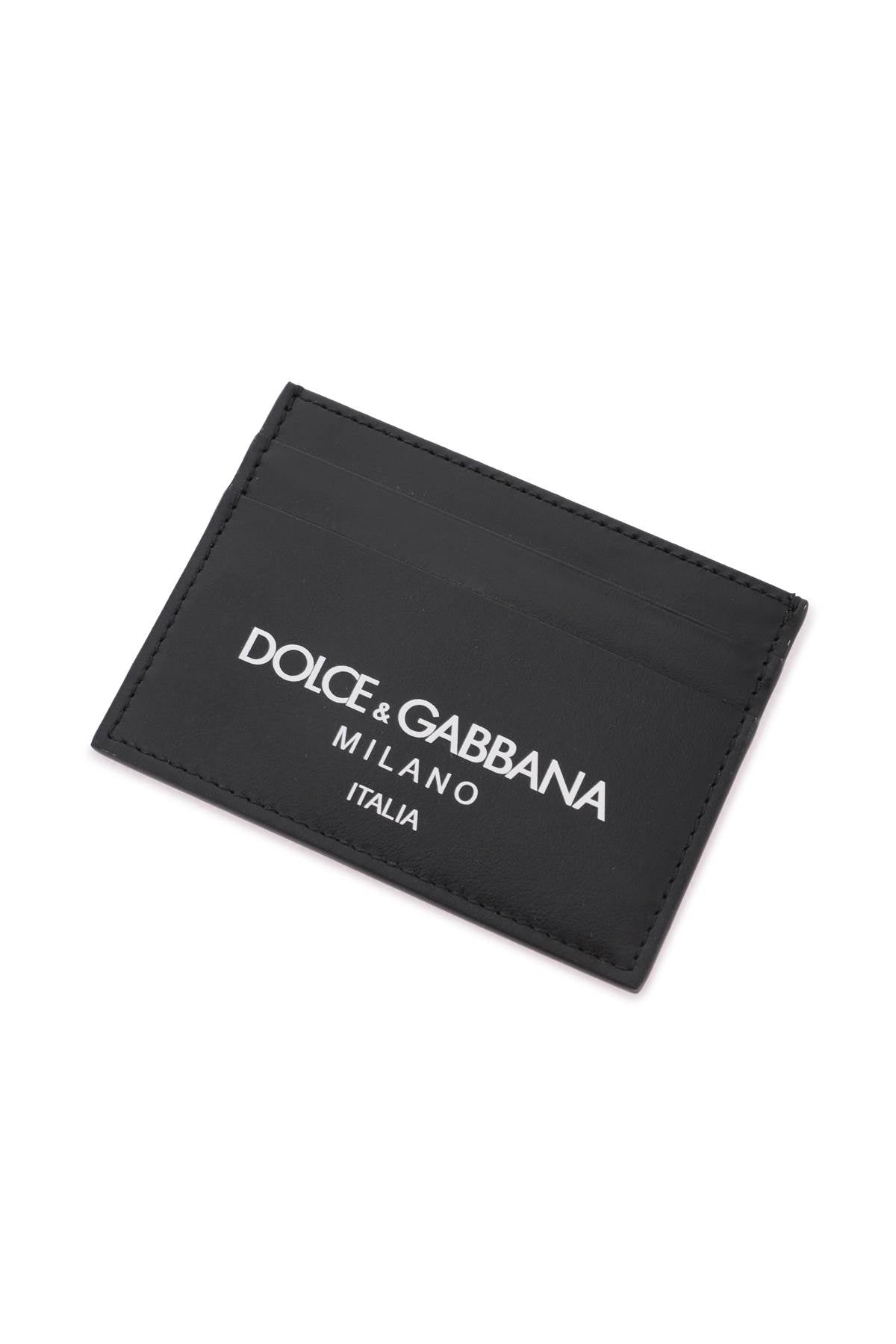 Dolce & gabbana logo leather cardholder-1