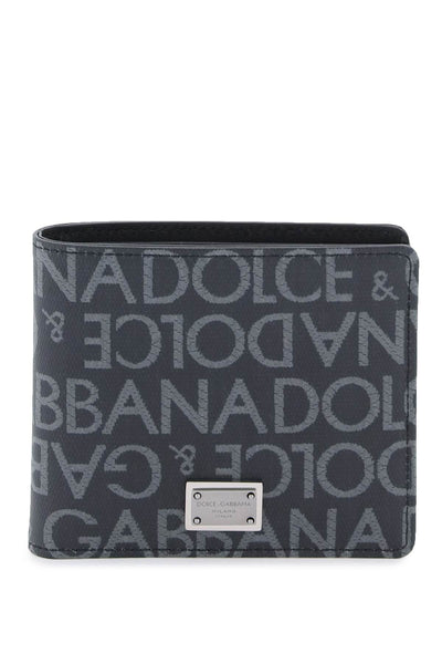 Dolce & gabbana jacquard logo wallet-0