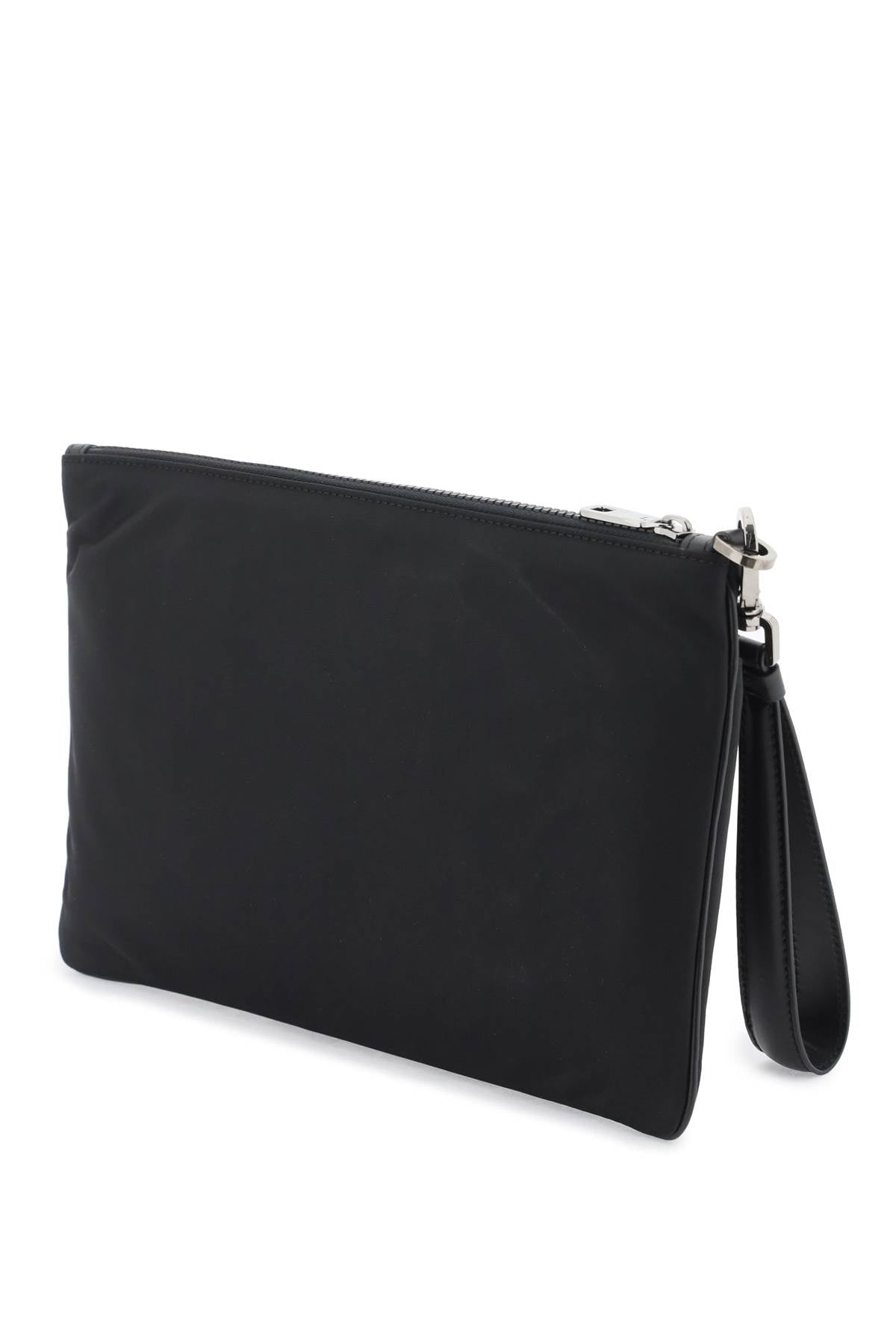 Dolce & gabbana nylon pouch with rubberized logo-1