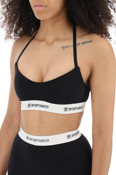 Sporty rich sports bra with logo band-3