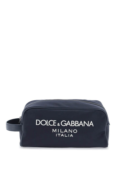 Dolce & gabbana rubberized logo beauty case-0
