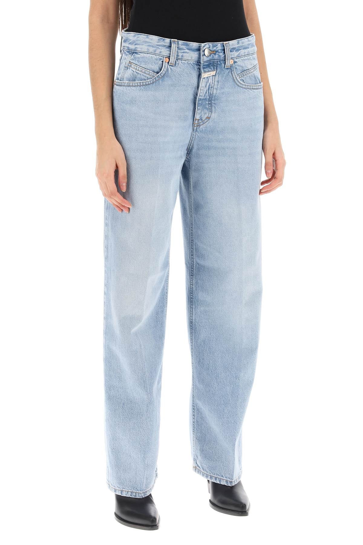 Closed loose jeans with tapered cut-1