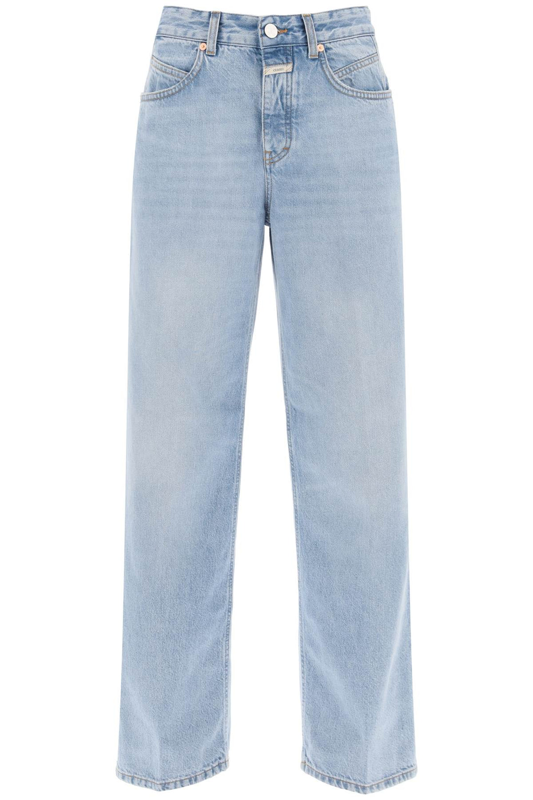 Closed loose jeans with tapered cut-0