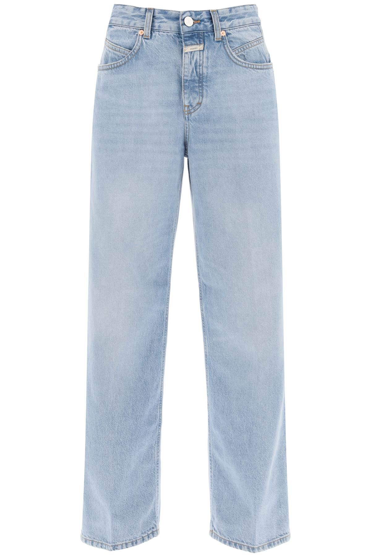 Closed loose jeans with tapered cut-0