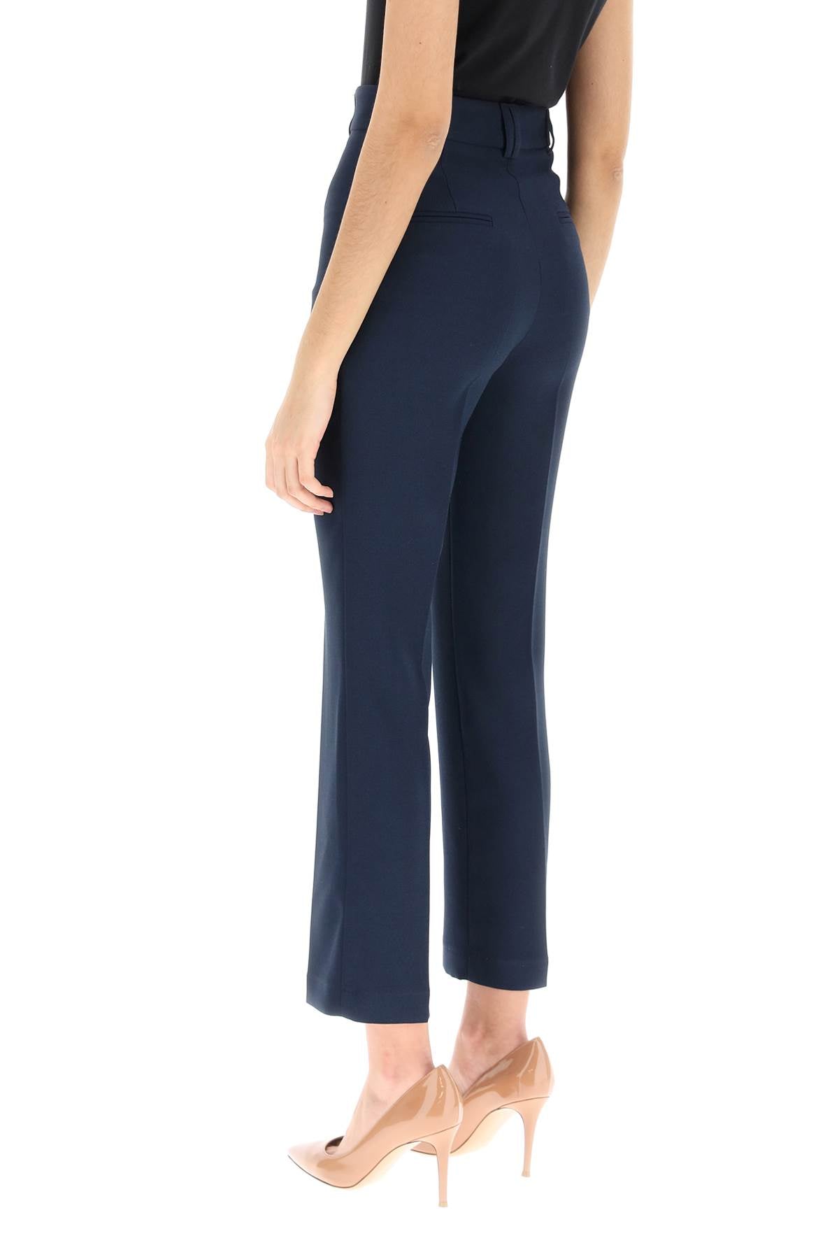 Hebe studio 'loulou' cady trousers-2