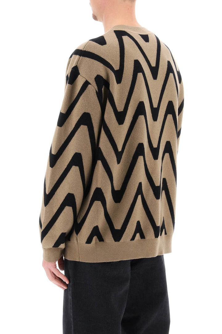 Closed geometric jacquad sweater-2