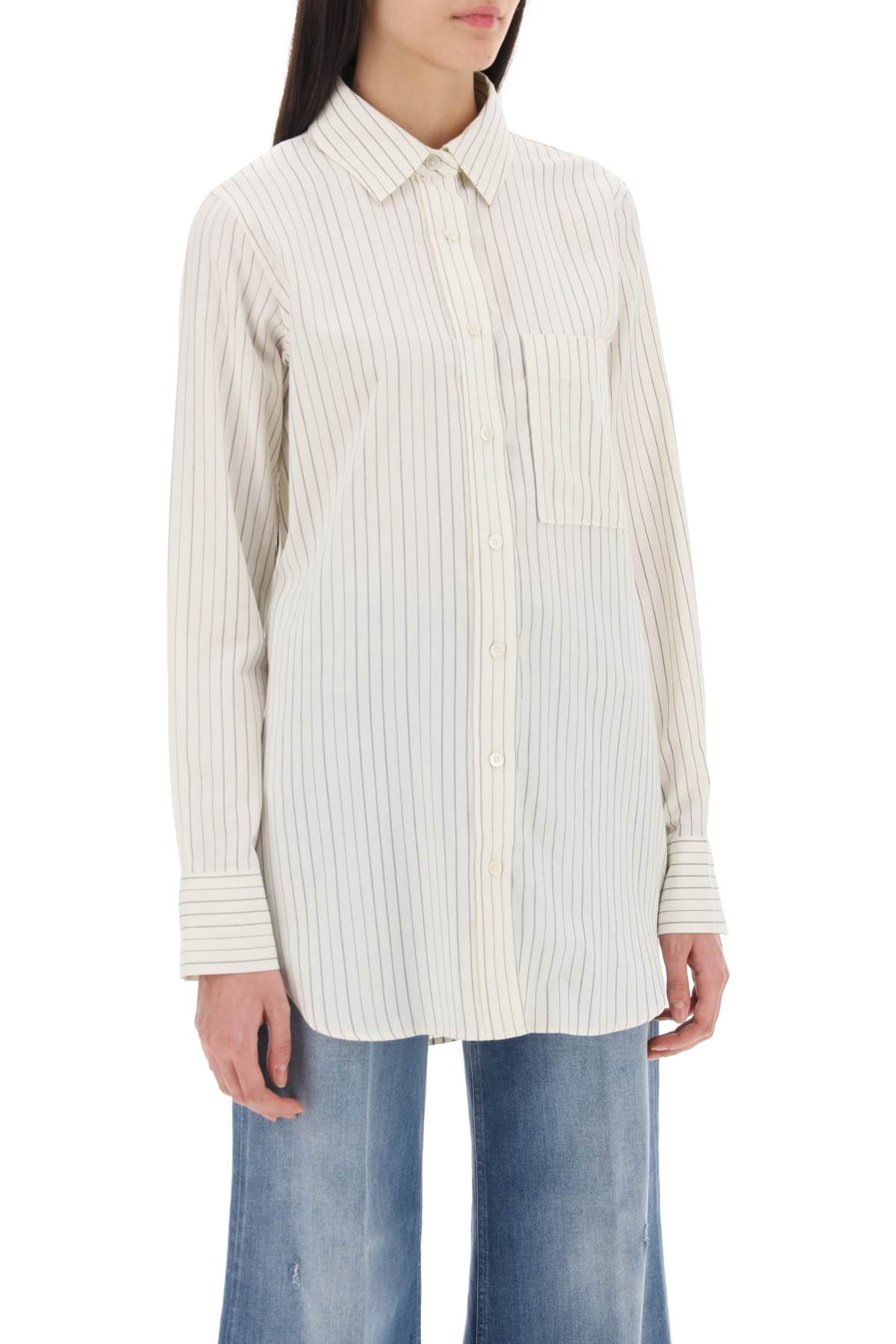 Closed striped cotton-wool shirt-1