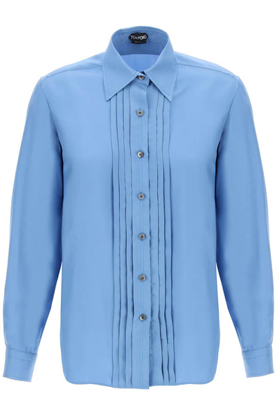 Tom ford pleated bib shirt with-0