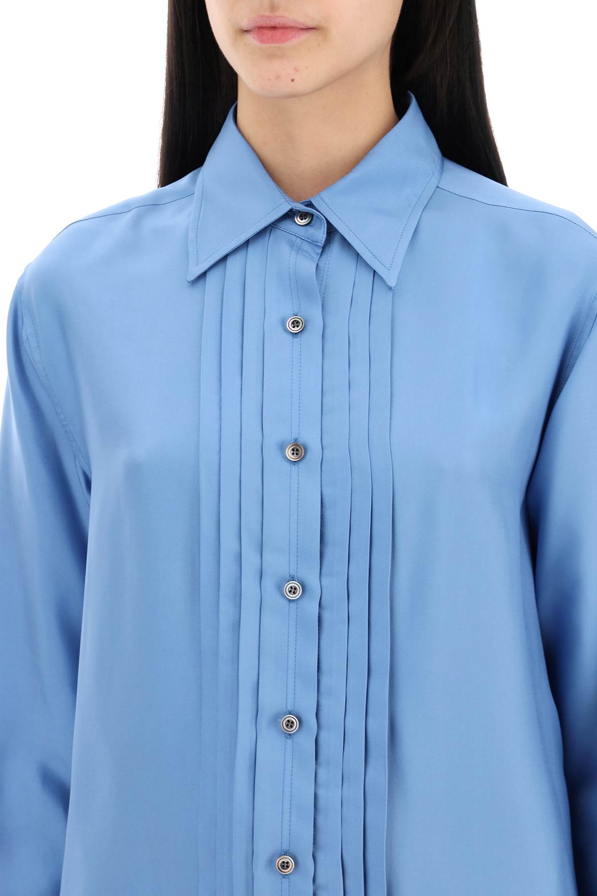 Tom ford pleated bib shirt with-3