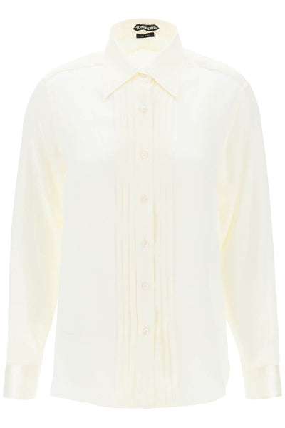 Tom ford silk charmeuse blouse shirt-0