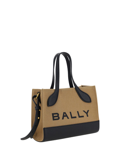 Bally Brown and Black Leather Mini Handbag