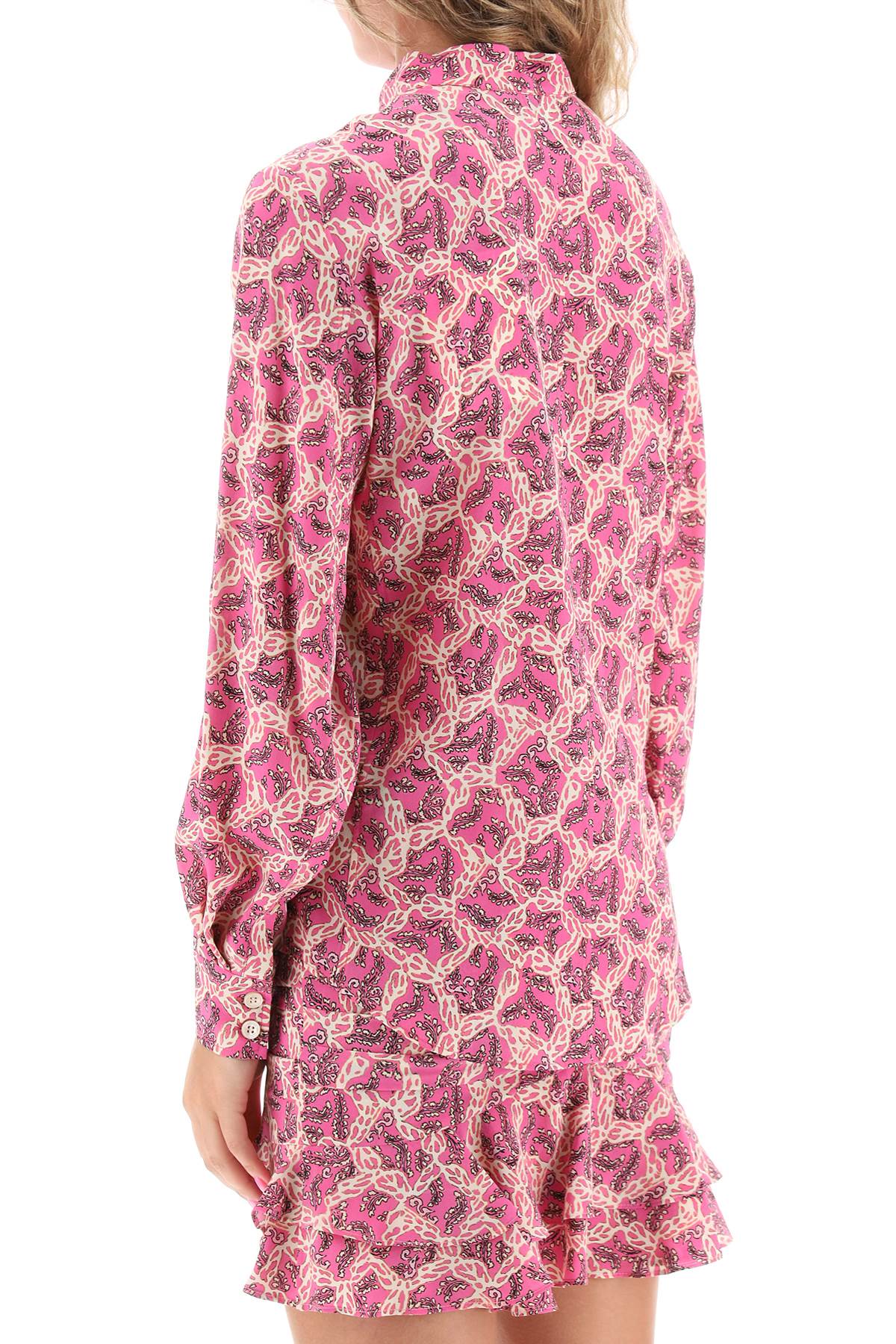 Isabel marant ilda silk shirt with paisley print-2