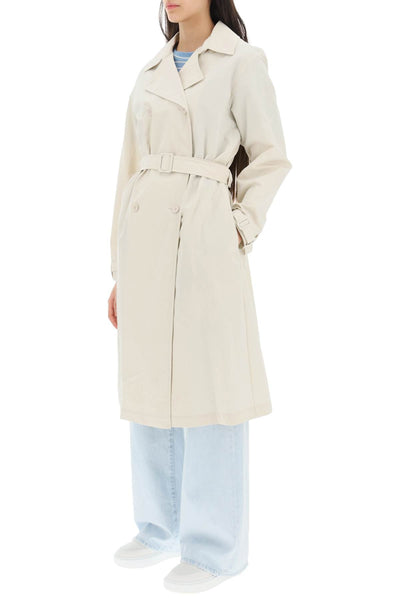 A.p.c. 'irene' double-breasted trench coat-3