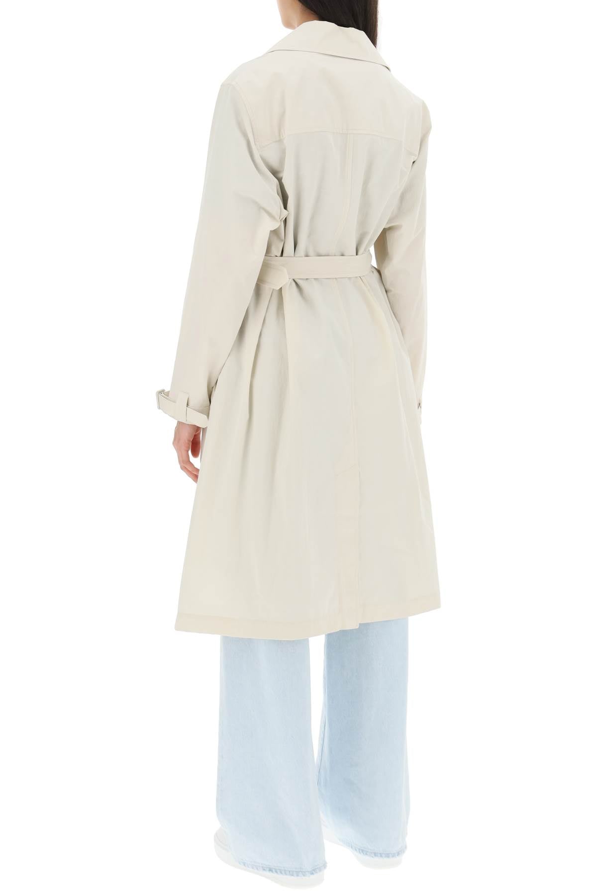 A.p.c. 'irene' double-breasted trench coat-2