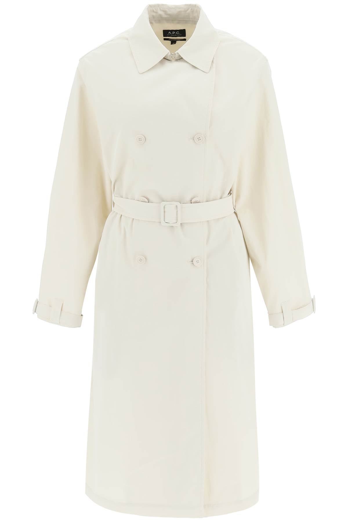 A.p.c. 'irene' double-breasted trench coat-0