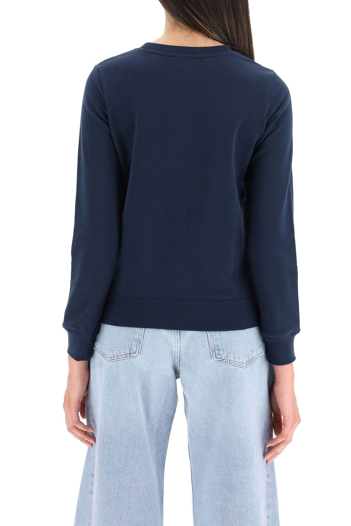 A.p.c. tina sweatshirt with embroidered logo-2
