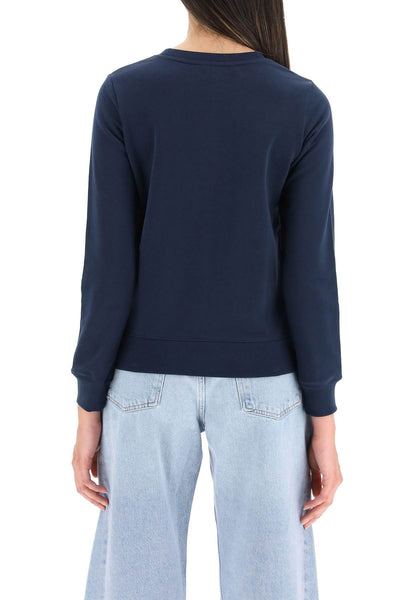 A.p.c. tina sweatshirt with embroidered logo-2