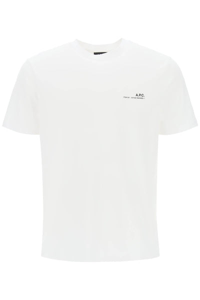 A.p.c. item t-shirt with logo print-0