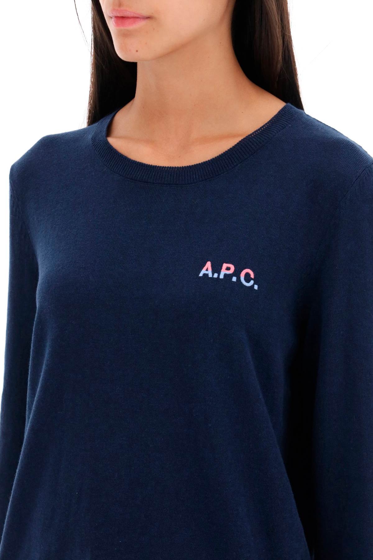 A.p.c. 'albane' crew-neck cotton sweater-3