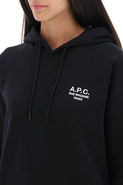 A.p.c. 'serena' hoodie with logo embroidery-3