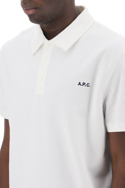 A.p.c. carter polo shirt with logo embroidery-3