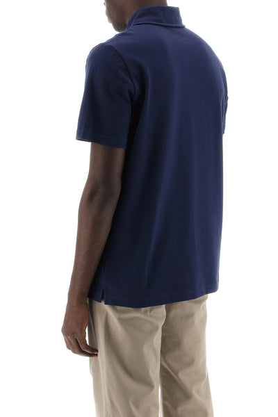 A.p.c. austin polo shirt with logo embroidery-2