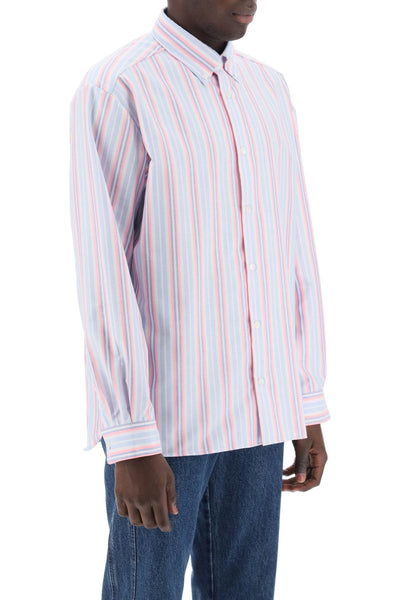 A.p.c. mathias striped oxford shirt-1