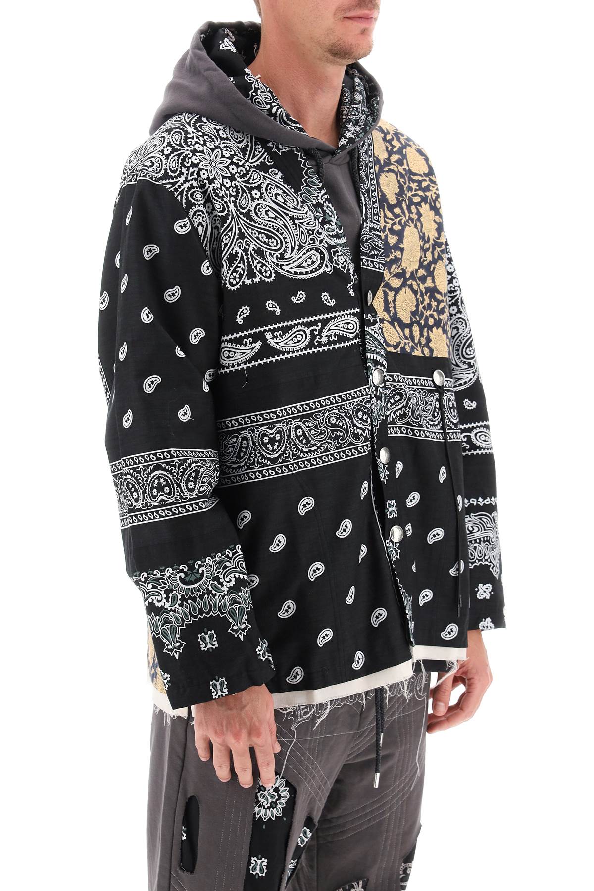 Children of the discordance concho patchwork overshirt-1