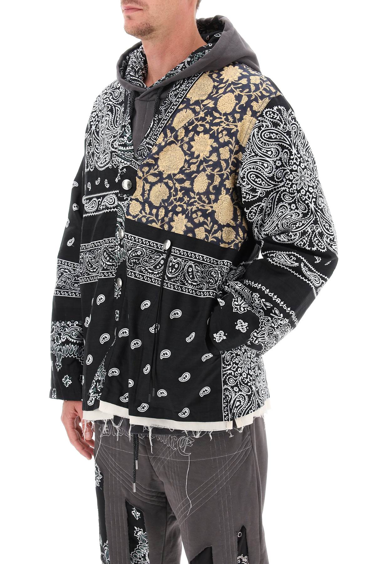Children of the discordance concho patchwork overshirt-3