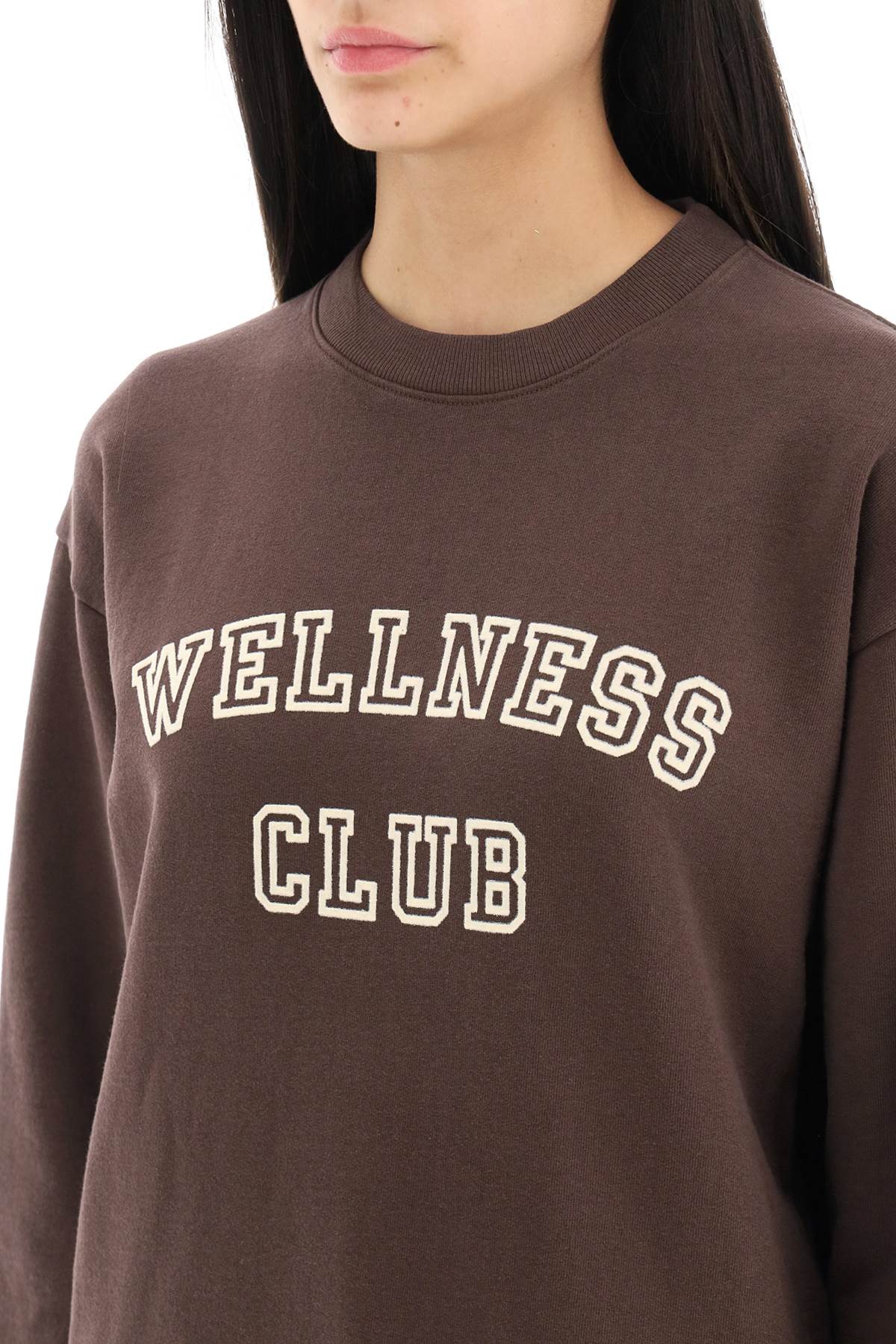 Sporty rich crew-neck sweatshirt with lettering print-3