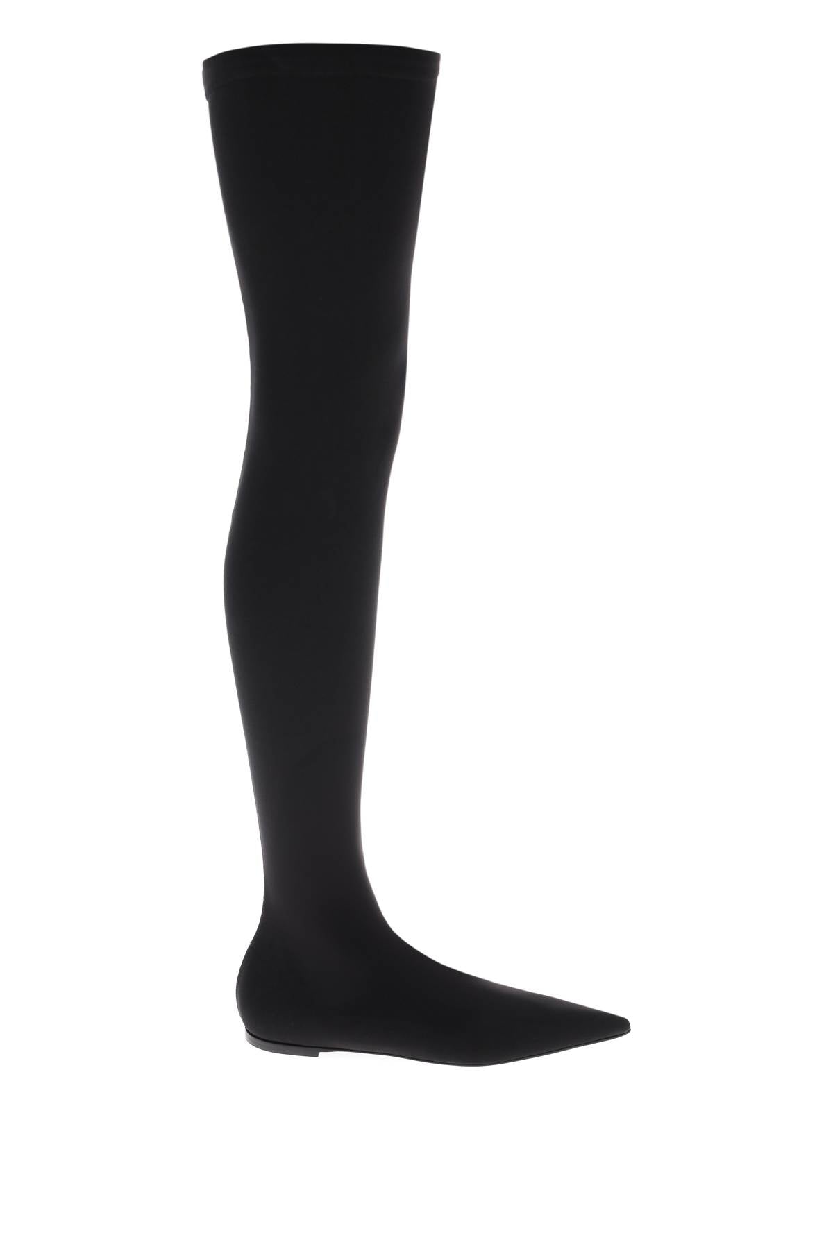 Dolce & gabbana stretch jersey thigh-high boots-0