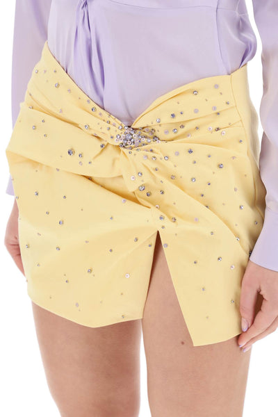 Des phemmes mini skirt with crystals-3