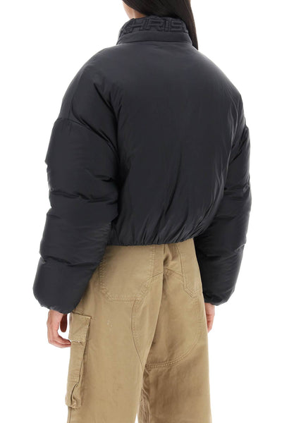 Khrisjoy 'joy' oversized cropped down jacket-2