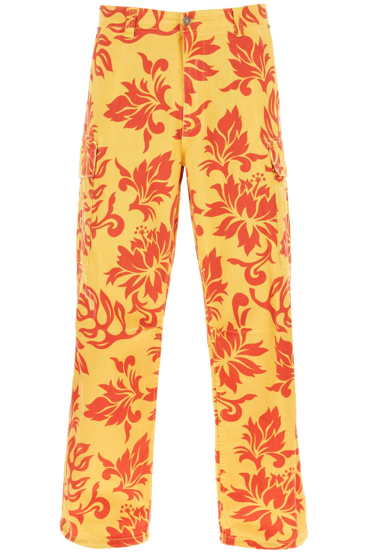 Erl floral cargo pants-0