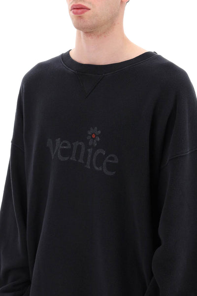 Erl venice print maxi sweatshirt-3