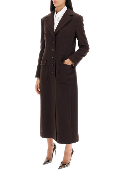Dolce & gabbana shaped coat in wool and cashmere-3